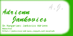 adrienn jankovics business card